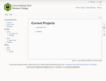 Tablet Screenshot of linux.senecac.on.ca
